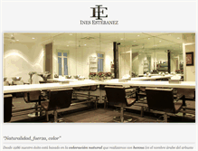 Tablet Screenshot of inesestebanez.com